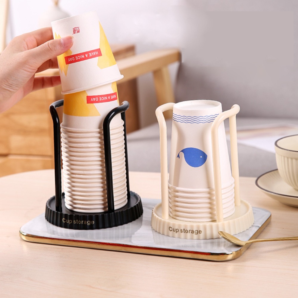 Coffee Tea Organizer - 일회용 컵 홀더 데스크탑 종이 컵
