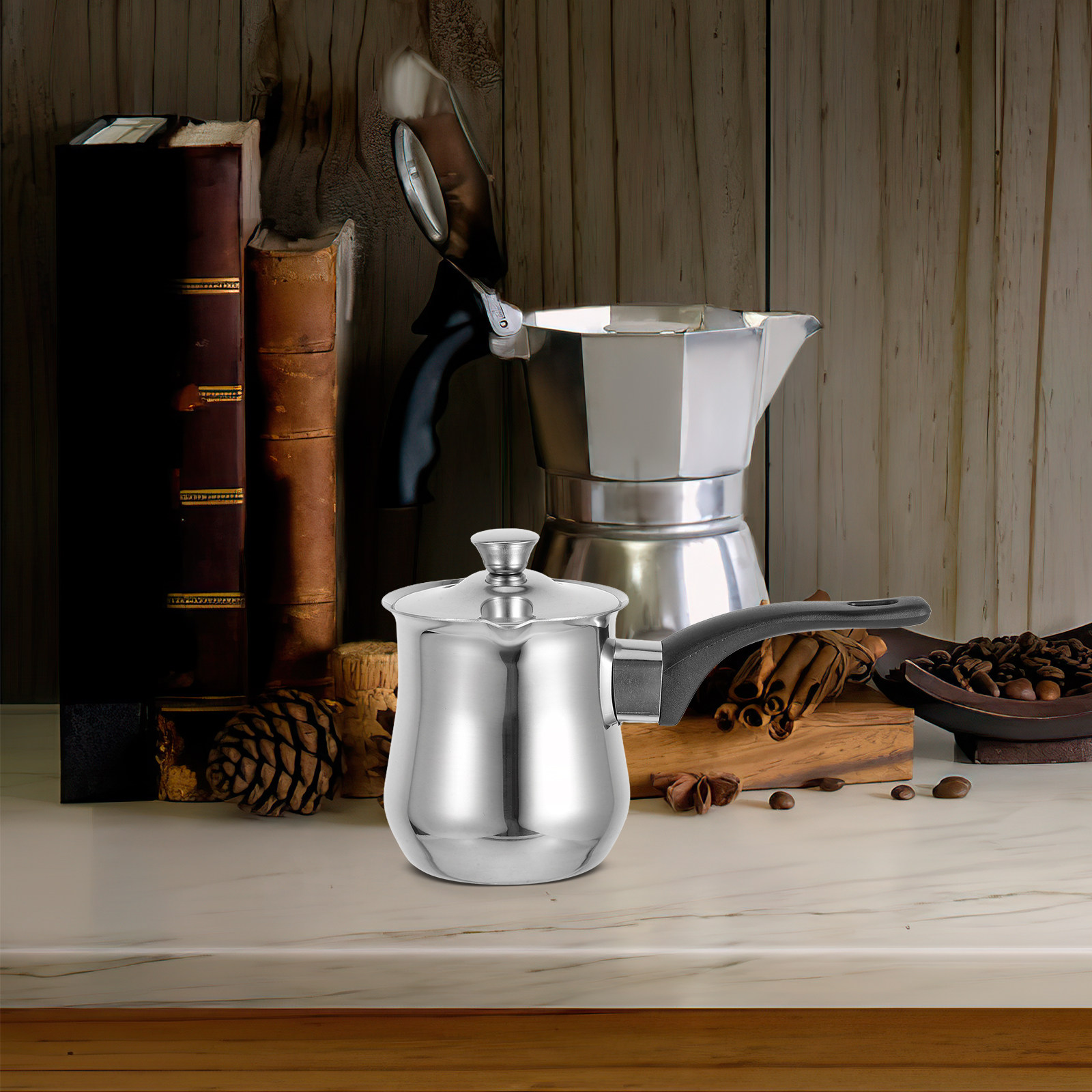 Coffee Tea Pots - 360ml 스테인리스 스틸 터키식 커피 메이커