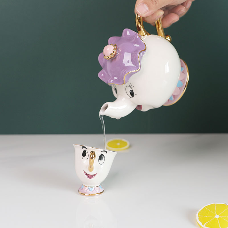 Coffee Tea Jar Set - 재고 있음 귀여운 만화 미녀와 야수