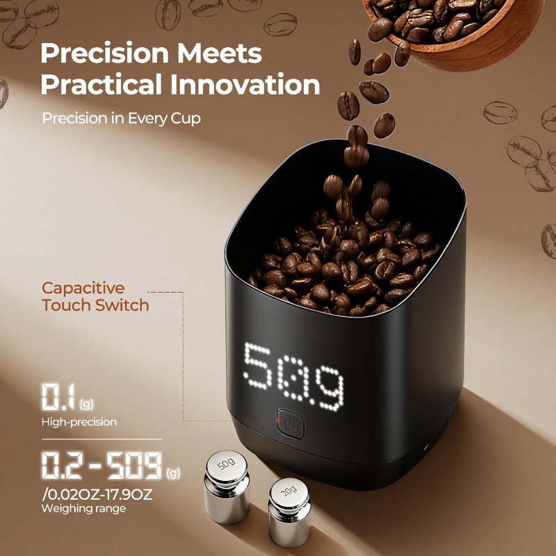 Coffee Bean Scale - 스마트 커피 계량컵 전자저울 정밀 도징