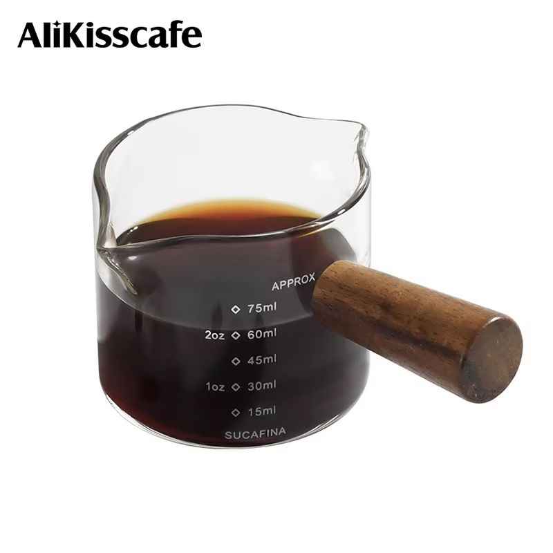 Coffee Bean Scale - 에스프레소 컵 커피 측정 샷 유리