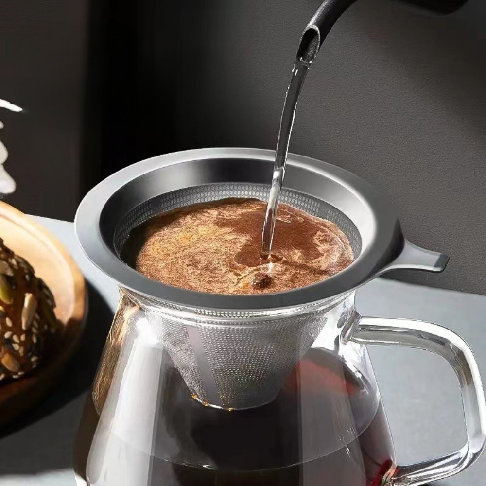 종이를 사용하지 않는 대형 재사용 가능 커피 필터 스트 - Coffee&Tea House Opinie 리뷰 및 가격