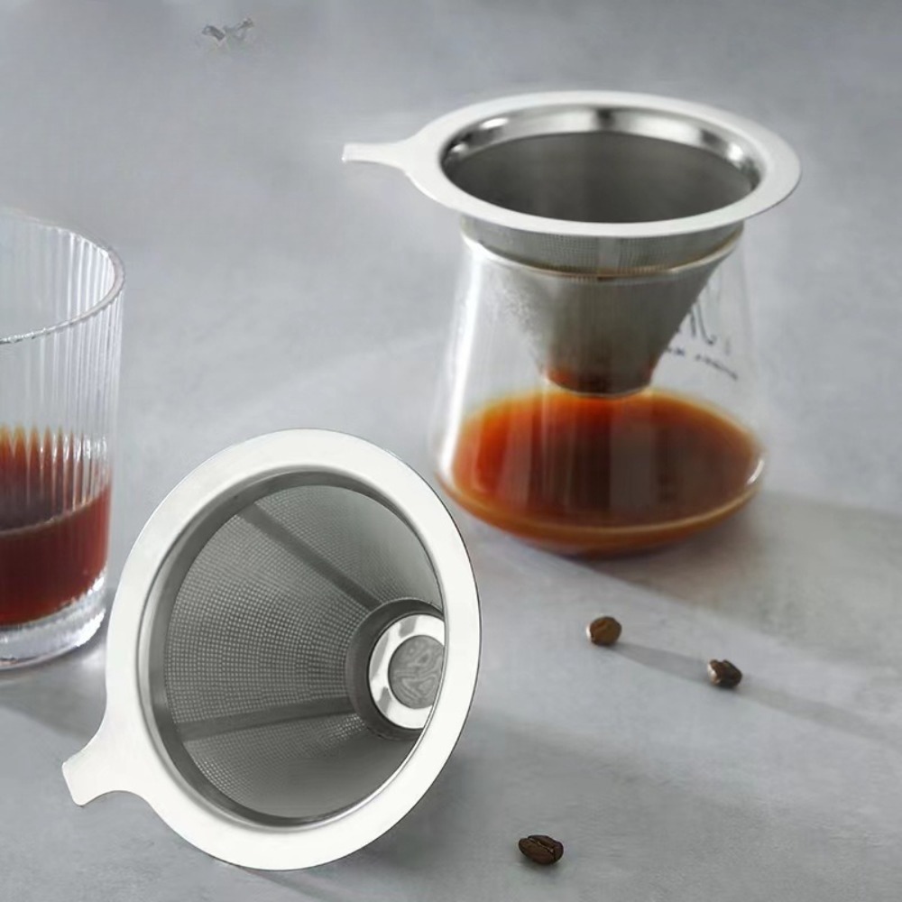 종이를 사용하지 않는 대형 재사용 가능 커피 필터 스트 - Coffee&Tea House Opinie 리뷰 및 가격