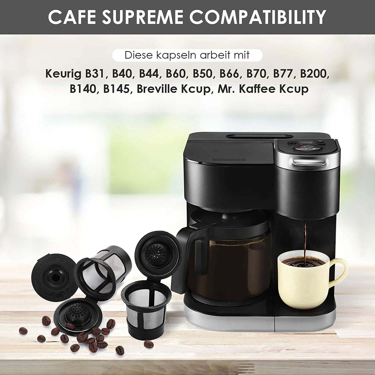 재사용 가능한 커피 캡슐, 리필 가능한 K-컵, 스푼& - Coffee Tea Spoon 리뷰 및 가격