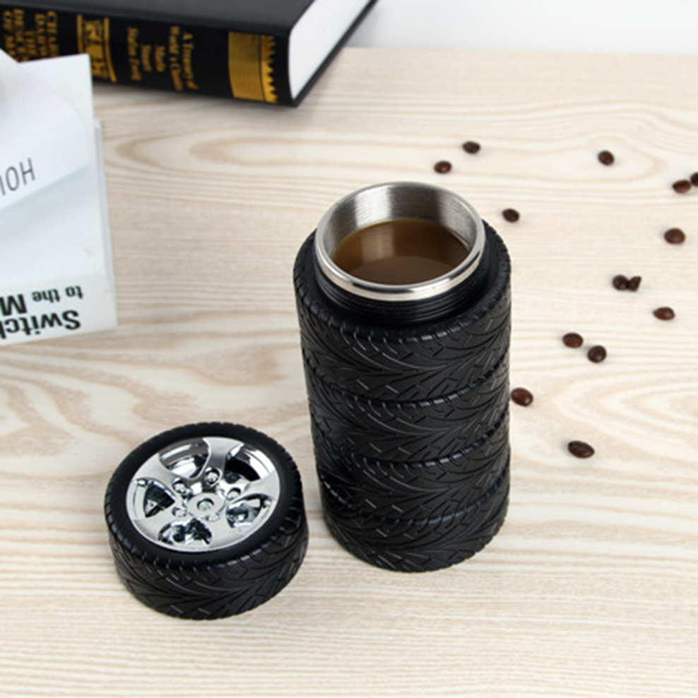 창의적인 타이어 컵, 스테인리스 스틸 내부 커피 머그, - Young Tea Coffee 리뷰 및 가격