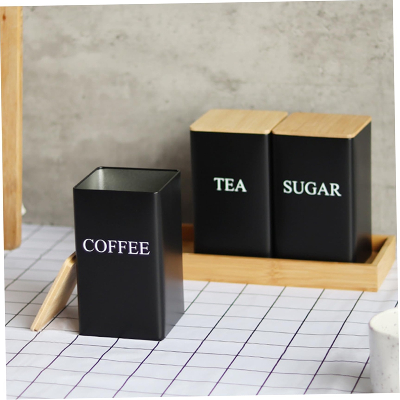 3종 세트 차 커피 설탕 보관 용기 세트(트레이 포함) - Coffee Tea Jar Set 리뷰 및 가격