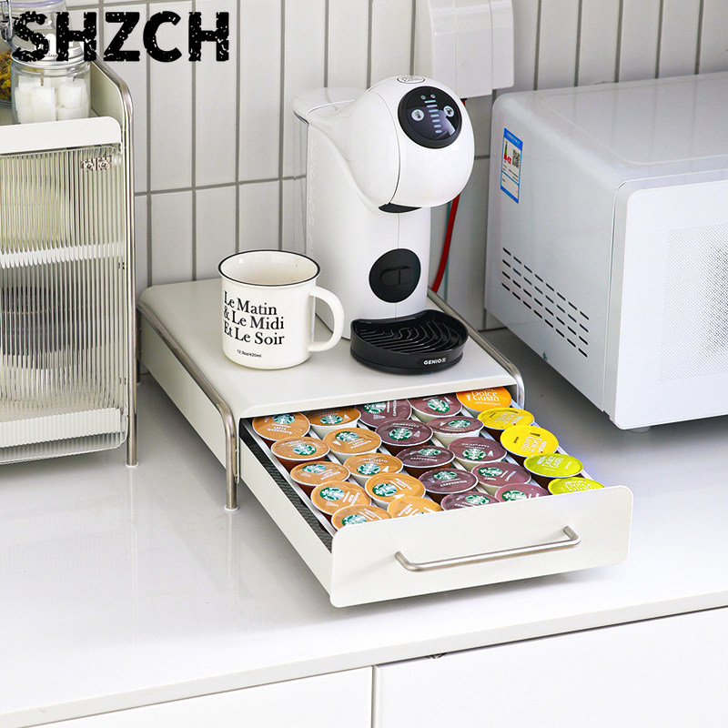 커피 캡슐 홀더, INS 스타일 주방 카운터용 서랍 정 - Coffee Tea Organizer 리뷰 및 가격