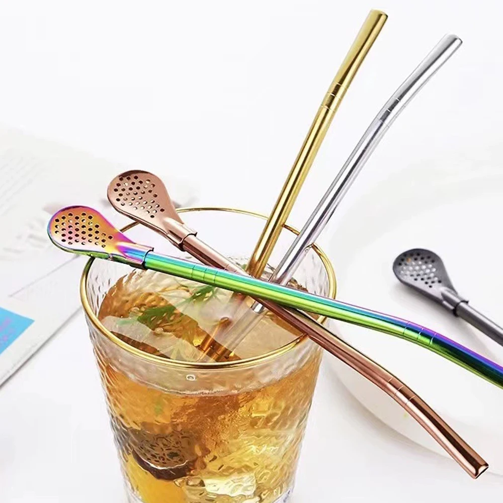 8pcs Filter Tea Straw Spoon Se - Coffee Tea Spoon 리뷰 및 가격
