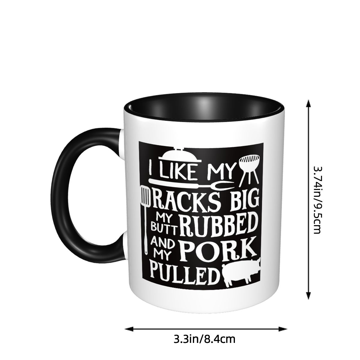나는 내 랙들을 좋아해요. 내 엉덩이가 바비큐 선물 머 - Coffee Tea Like 리뷰 및 가격