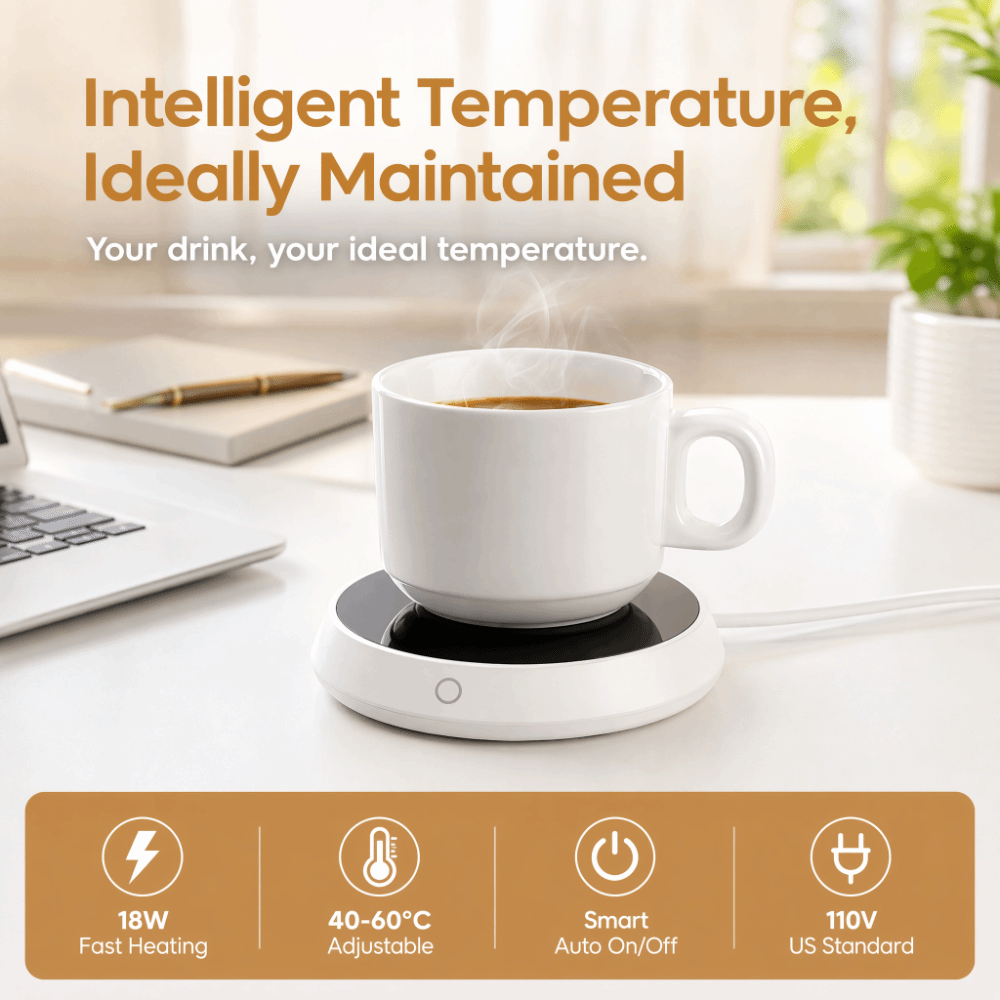 ABS 컵 워머 자동 차단 터치 스위치 음료 워머 화이 - Switching Coffee To Tea 리뷰 및 가격