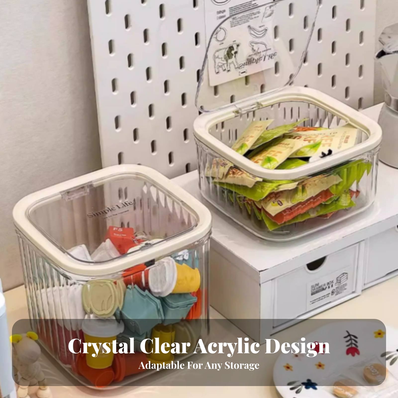 플라스틱 티백 보관 상자 가정용 주방 사무실 조리대용  - Coffee Tea Organizer 리뷰 및 가격