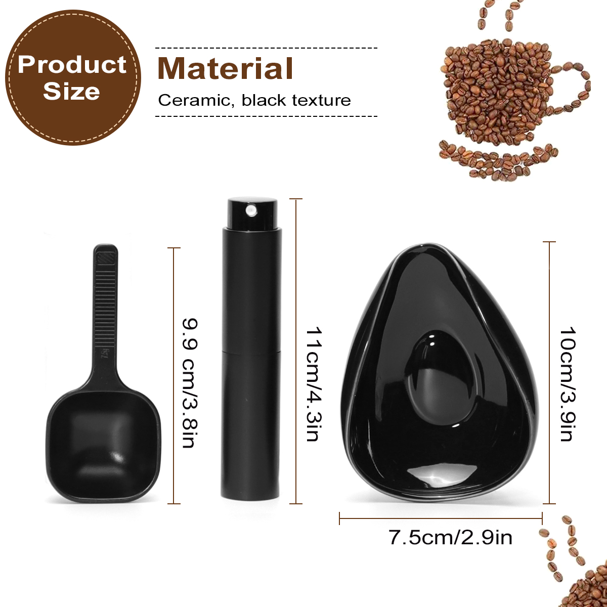 Leeseph 커피 콩 도징 컵 및 스푼 세트, 커피  - Coffee Tea Spoon 리뷰 및 가격