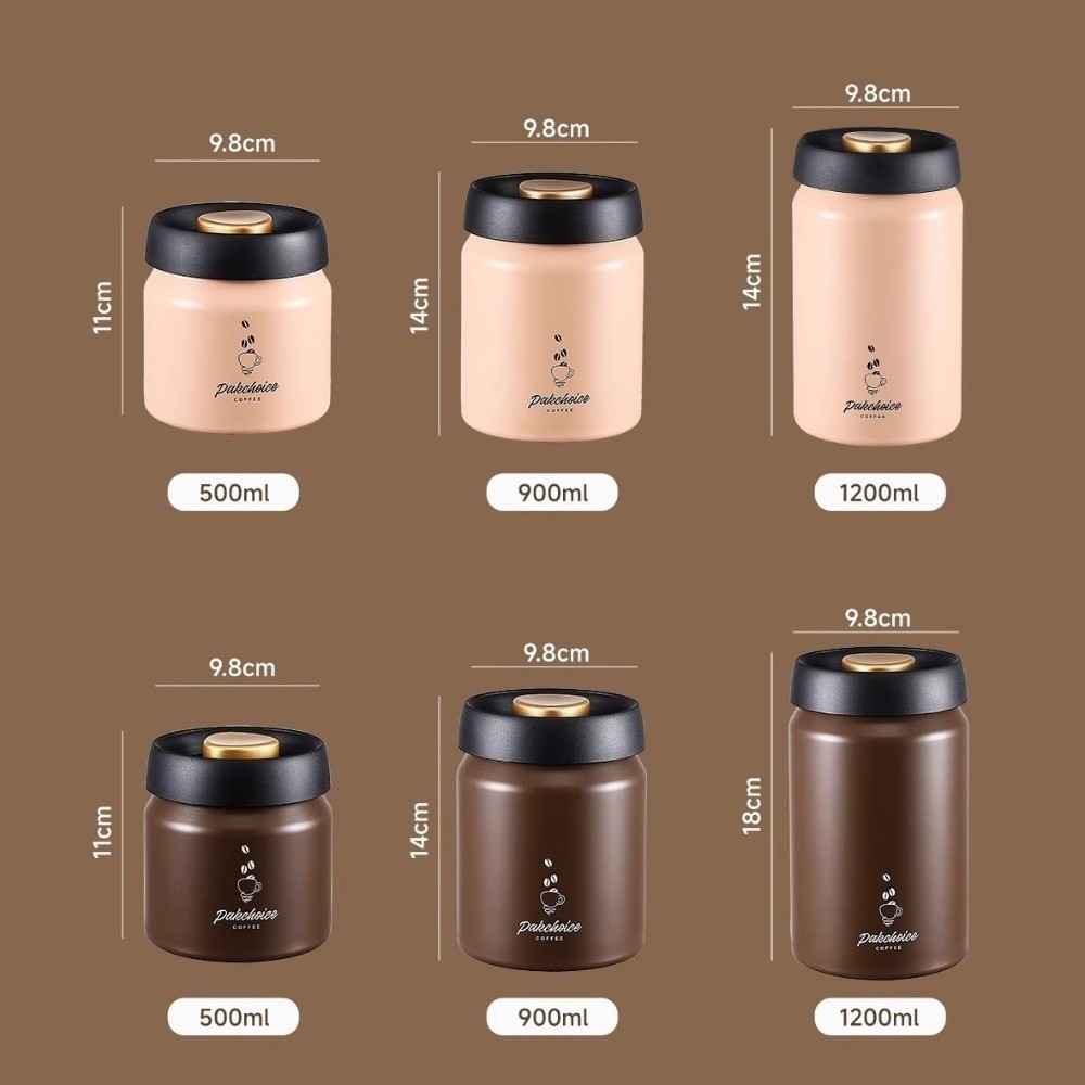 316 스테인리스 스틸 진공 커피 보관 용기 습기 방지 - Coffee Tea Jar Set 리뷰 및 가격