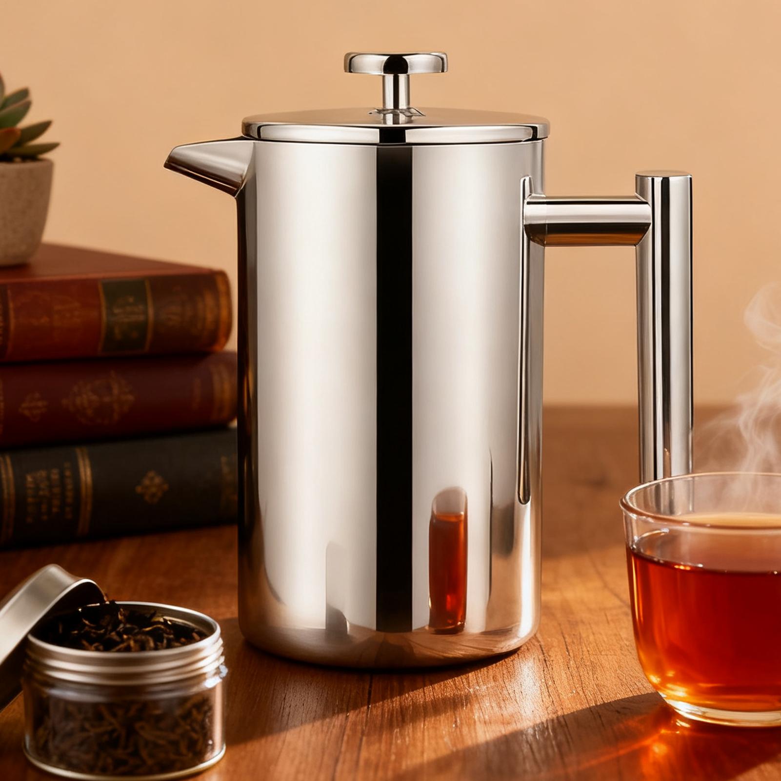 커피 프레스 포트 필터 시스템 내열성 콜드 브루 티포트 - Coffee Tea Pots 리뷰 및 가격