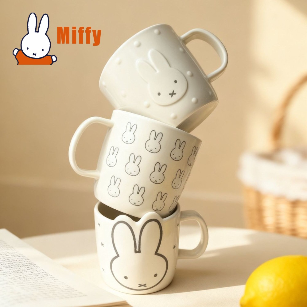 카와이 미피 세라믹 머그컵 귀여운 토끼 커피잔 양각 얼 - Coffee Tea Good Morning 리뷰 및 가격
