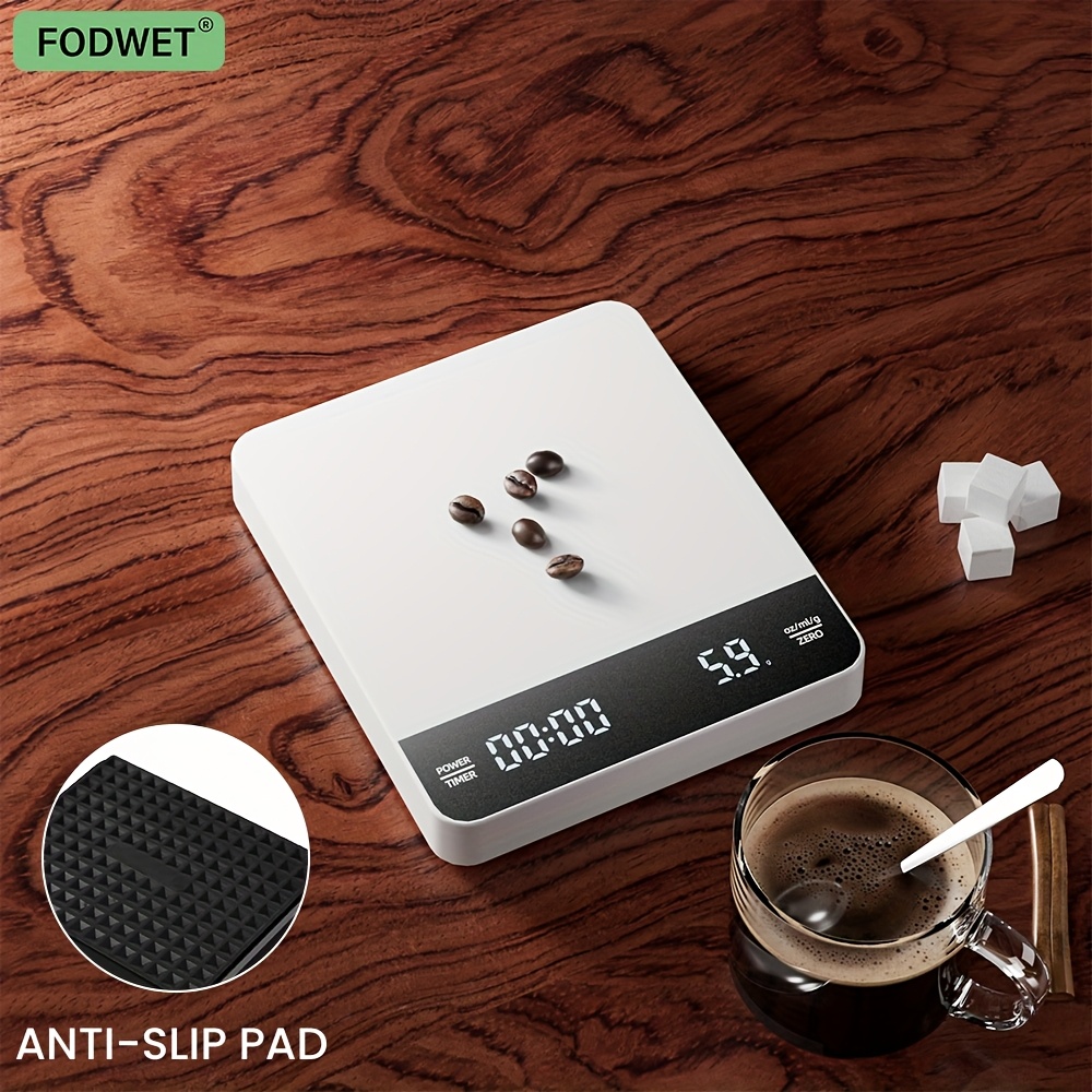 타이머 기능이 있는 Fodwet 커피 저울, 0.1g  - Coffee Bean Scale 리뷰 및 가격