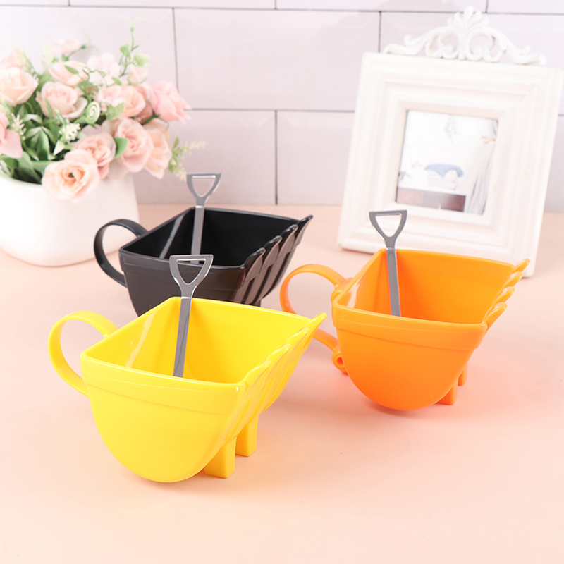 【YA】싱글 굴착기 버킷 컵 핸드 티 커피 재미있는 머 - Coffee Tea Spoon 리뷰 및 가격