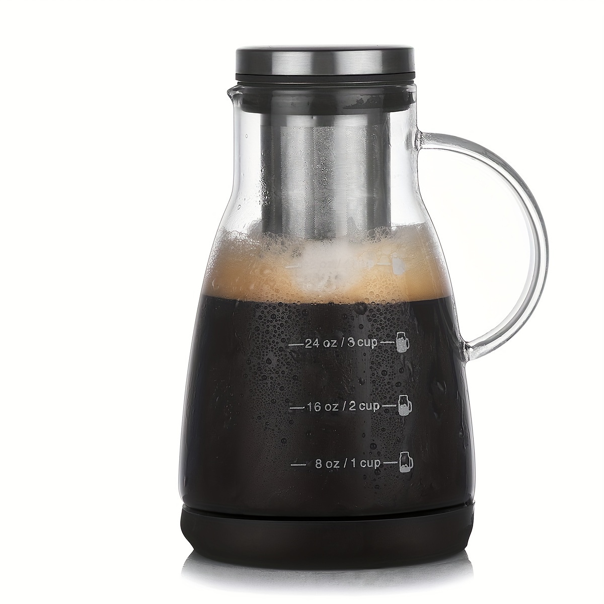24온스 클래식 유리 콜드브루 커피 피처, 수동 푸어오 - Coffee Tea Maker 리뷰 및 가격
