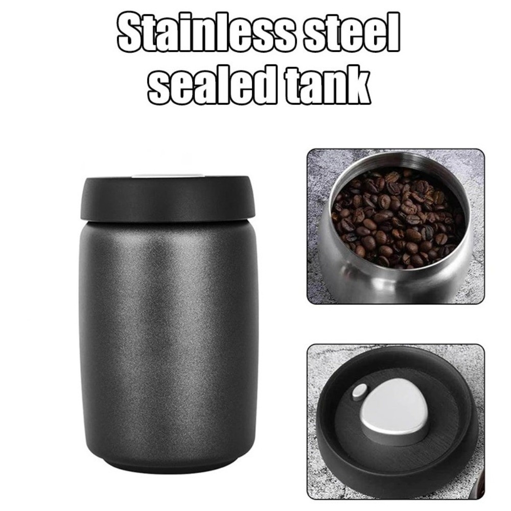 스테인리스 스틸 커피 원두 진공 밀폐 용기 400 80 - Coffee Tea Jar Set 리뷰 및 가격