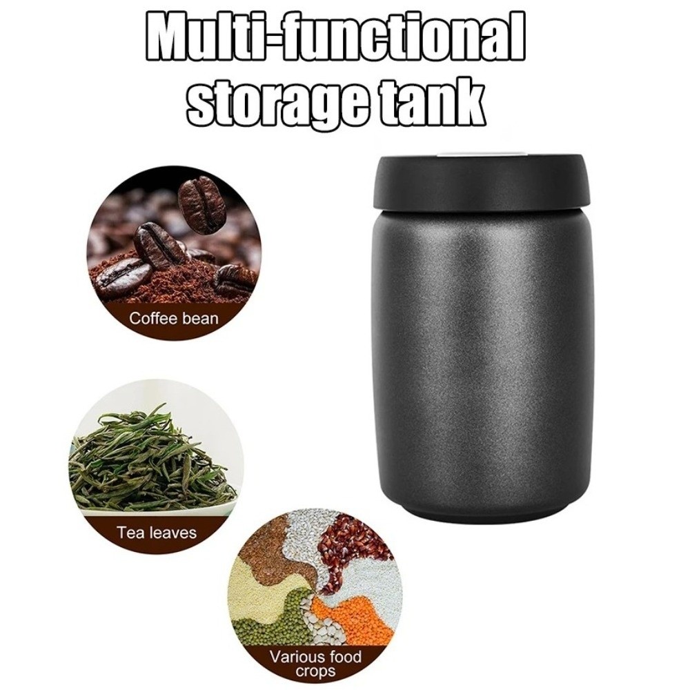 스테인리스 스틸 커피 원두 진공 밀폐 용기 400 80 - Coffee Tea Jar Set 리뷰 및 가격