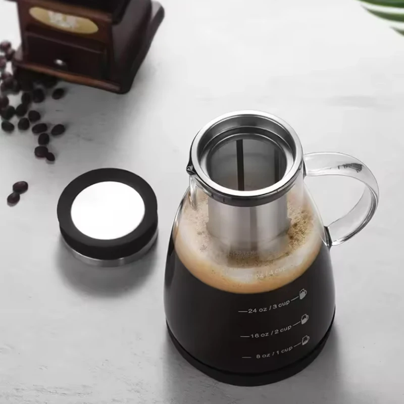 960ml 에스프레소 아이스 드립 메이커 유리 포트 커 - Coffee Tea Pots 리뷰 및 가격