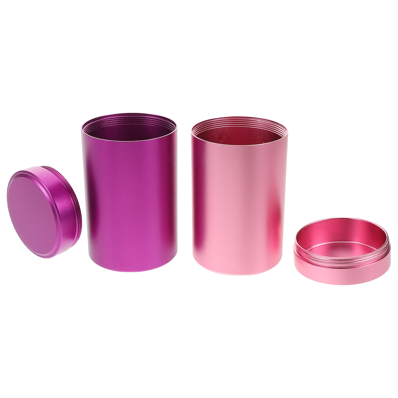 2Pcs 알루미늄 합금 휴대용 저장 용기 여행용 차 커 - Coffee Tea Jar Set 리뷰 및 가격